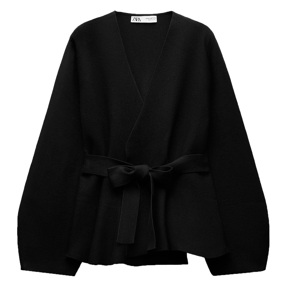 Belted Knit Blazer
