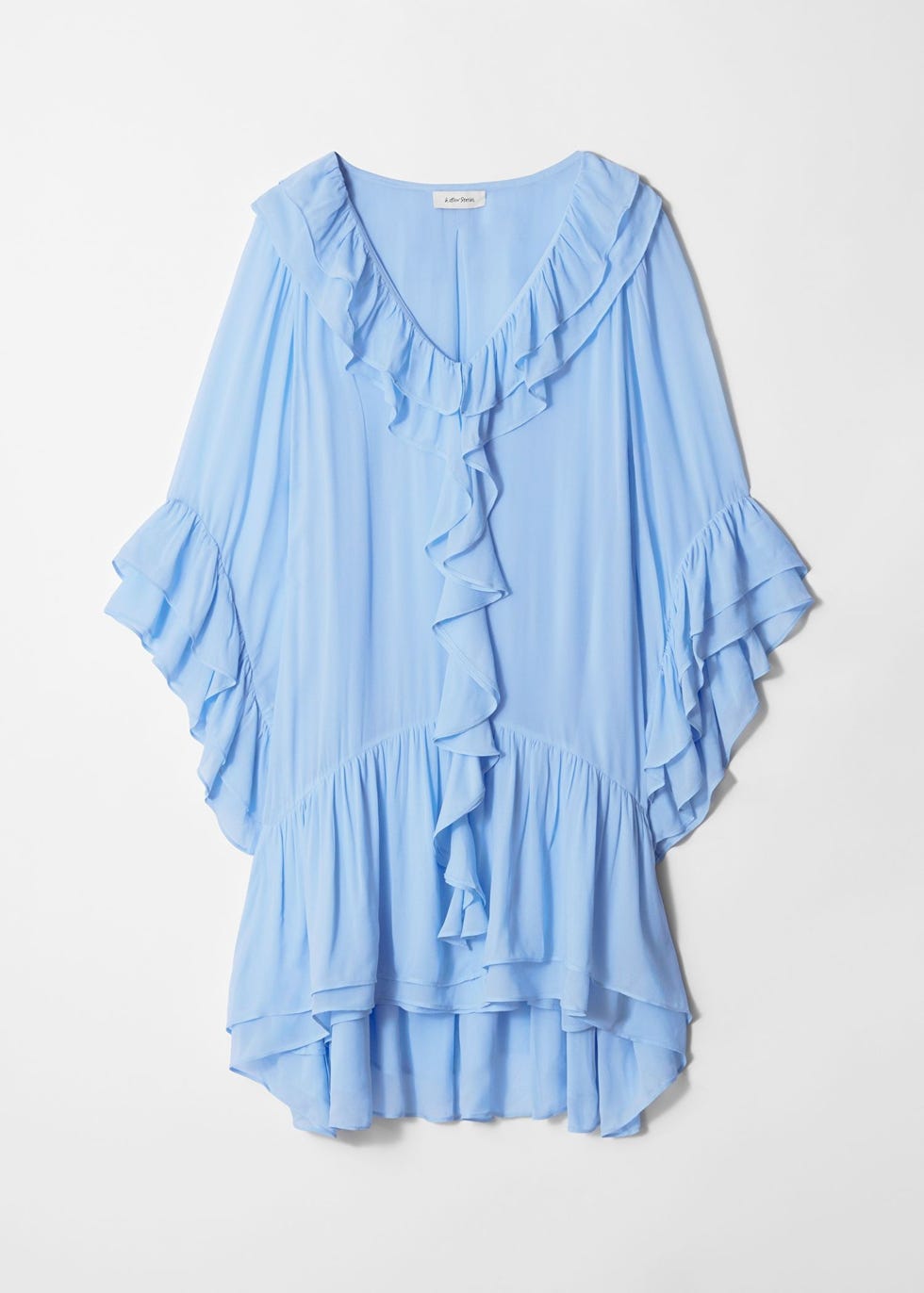 Flounced Mini Dress