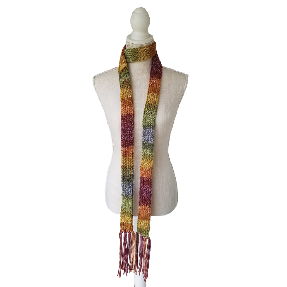 Skinny Knit Tube Scarf