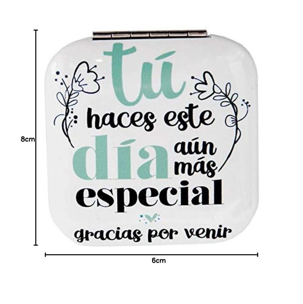 Espejo con una frase
