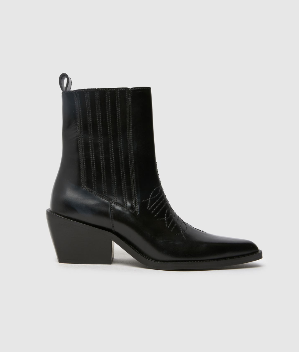 Brennan Leather Box Western Boots