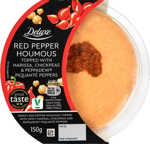 Deluxe Red Pepper Houmous 150g