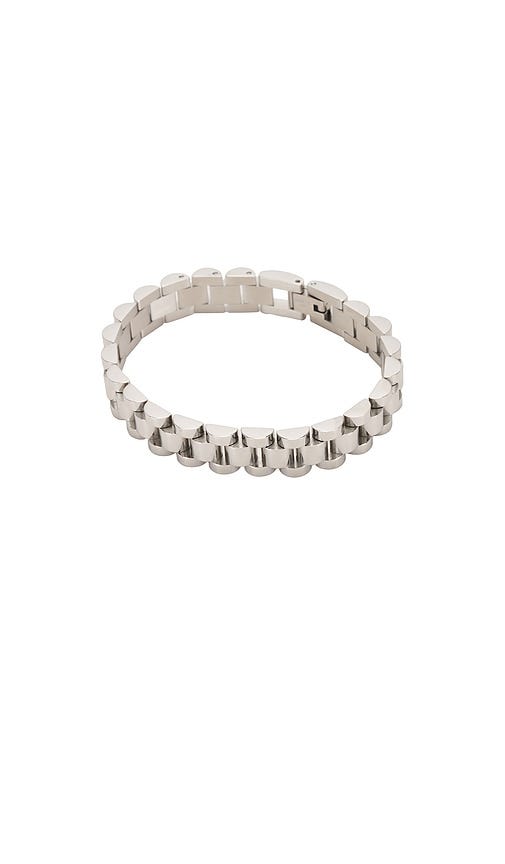 Rolly Bracelet in Metallic Silver