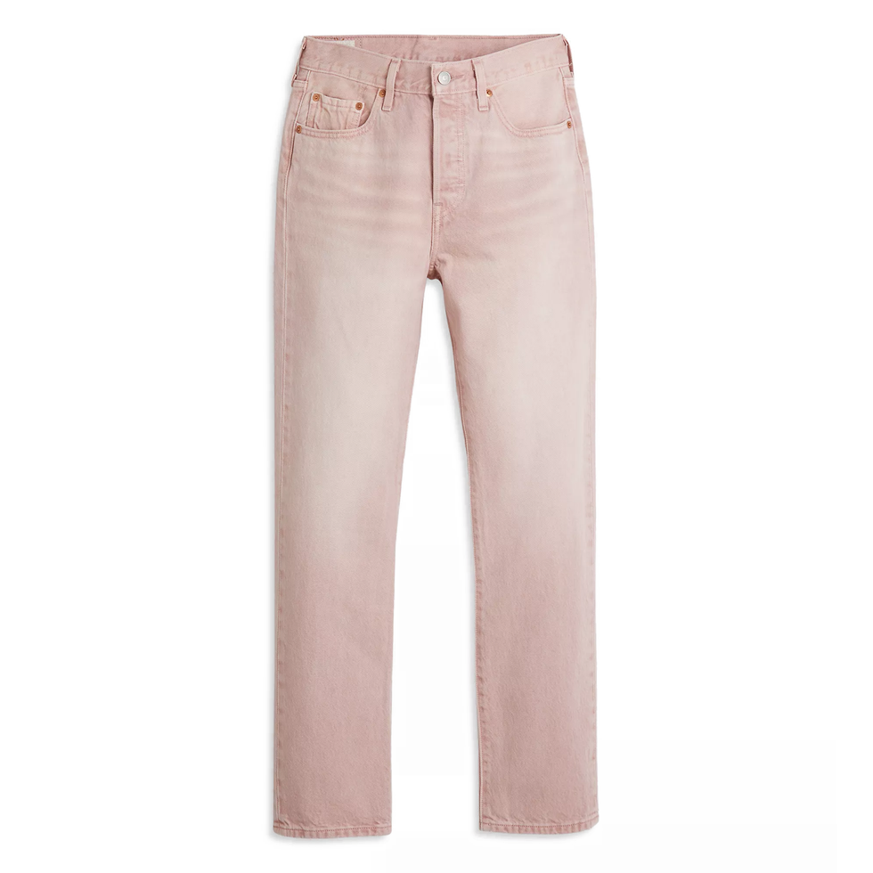 501 Jeans in Scraped Pale Mauve