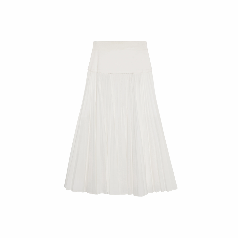 Stella Pleated Midi Skirt