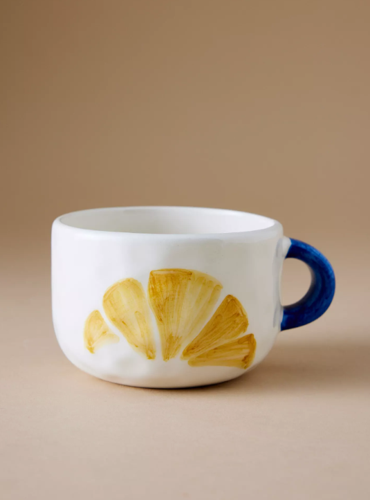 Croissant Cappucino Mug