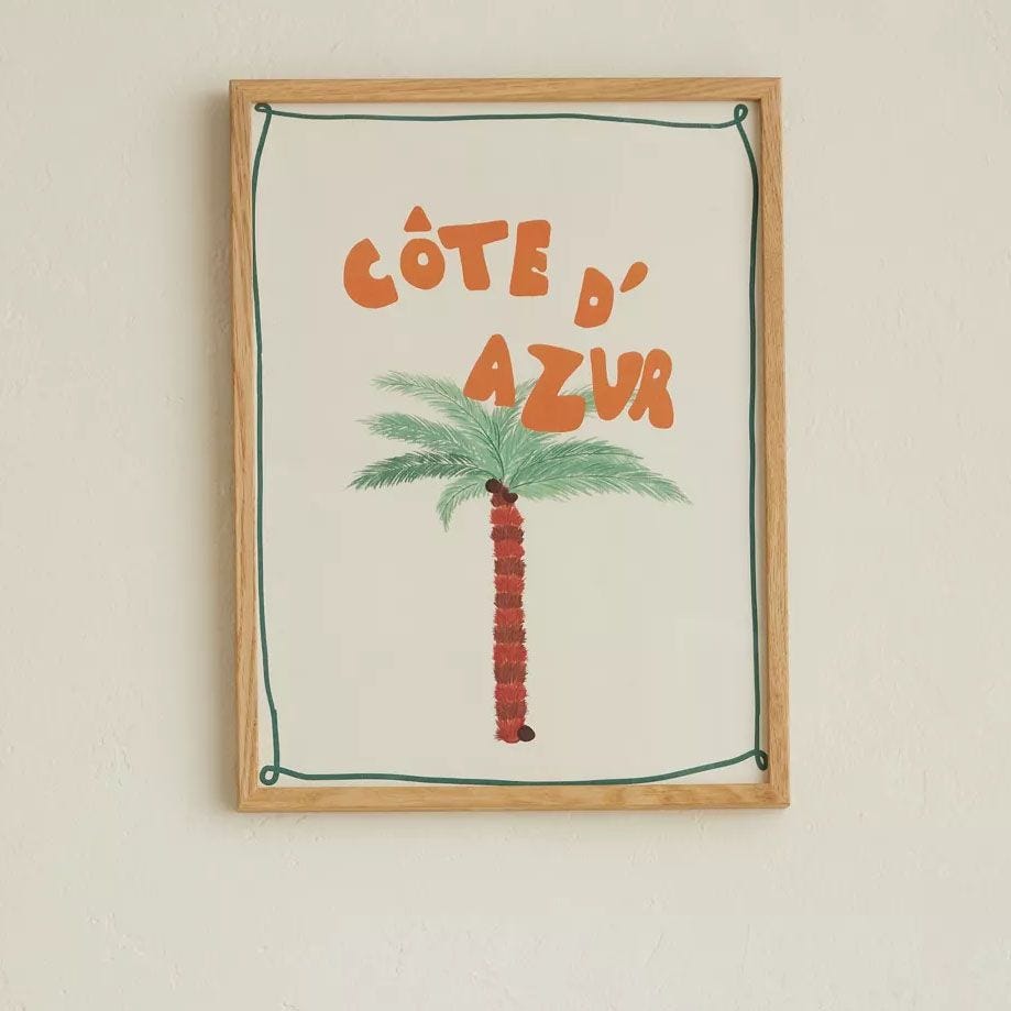 Côte d'Azur Poster