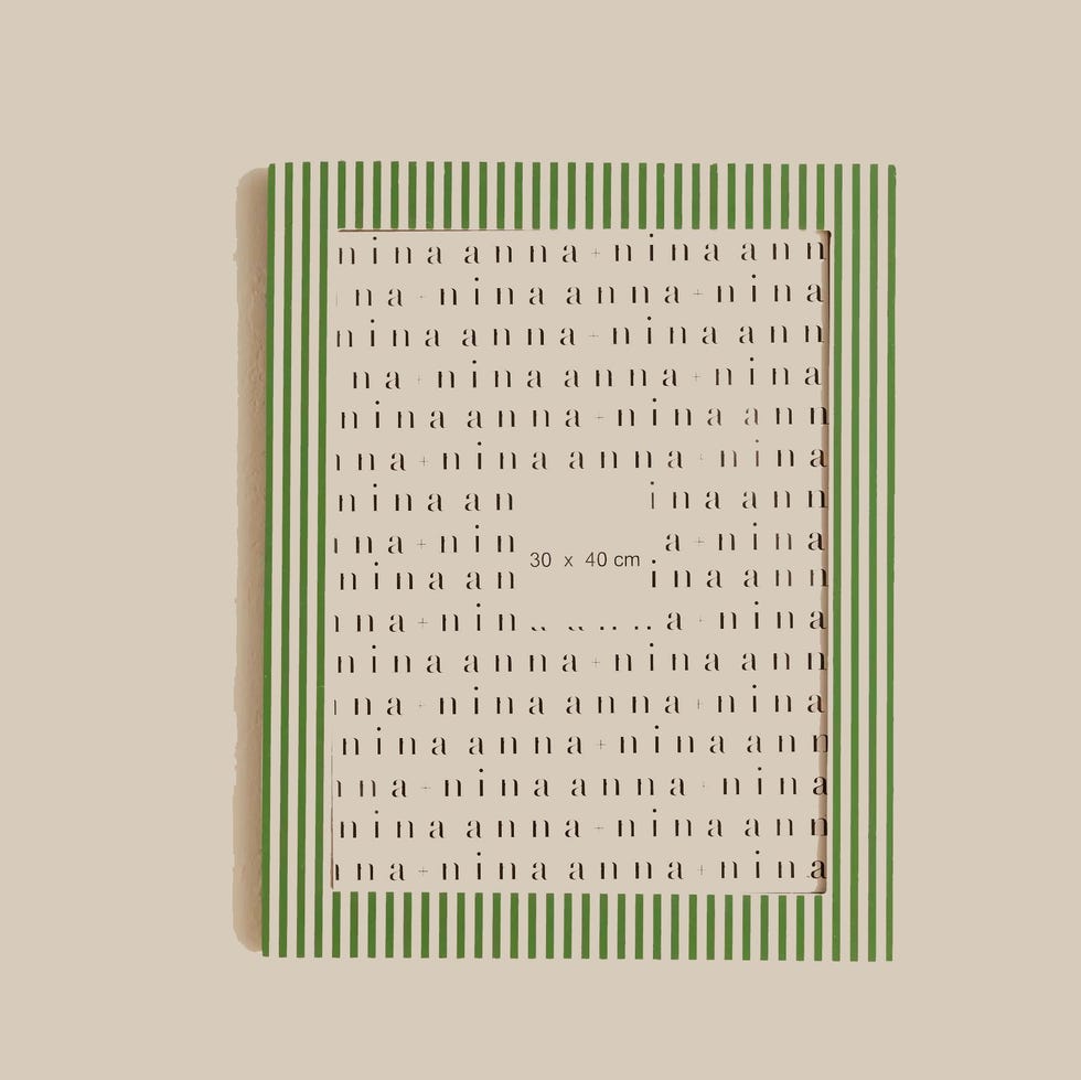 Fern Stripe Frame