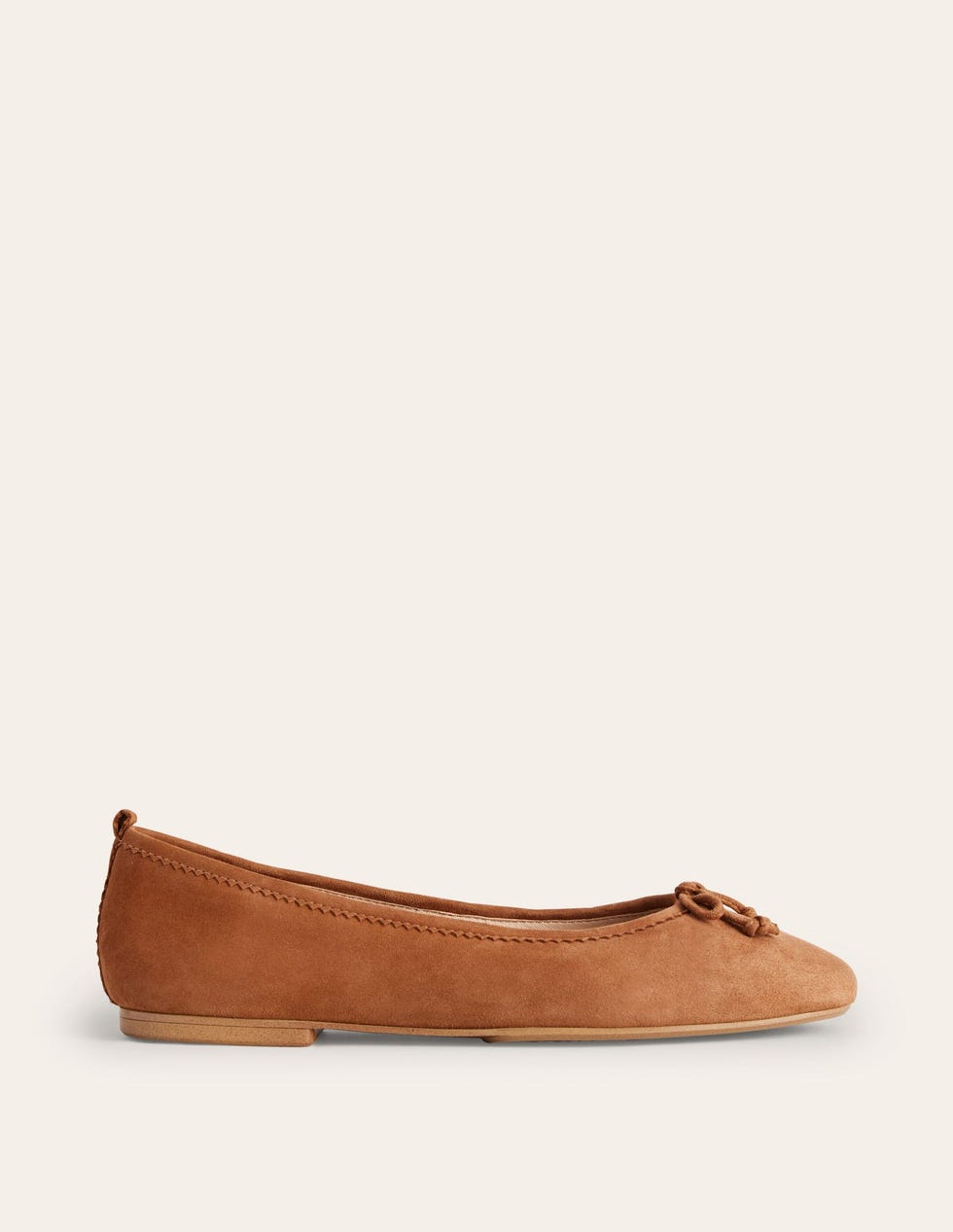 Kitty flexi sole ballet pumps ginger snap suede