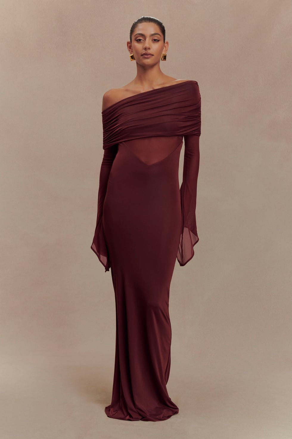 Kaitlin Mesh Maxi Dress