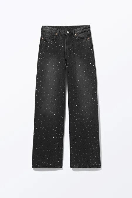 Paz Mid Straight Embellished Jeans