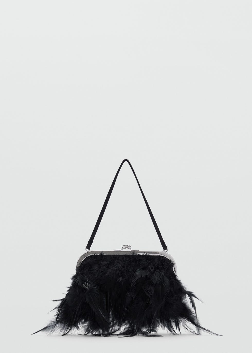 Short-Handle Feather Bag