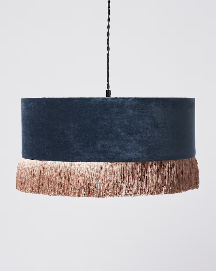 Ero Dark Blue Pendant Lamp Shade