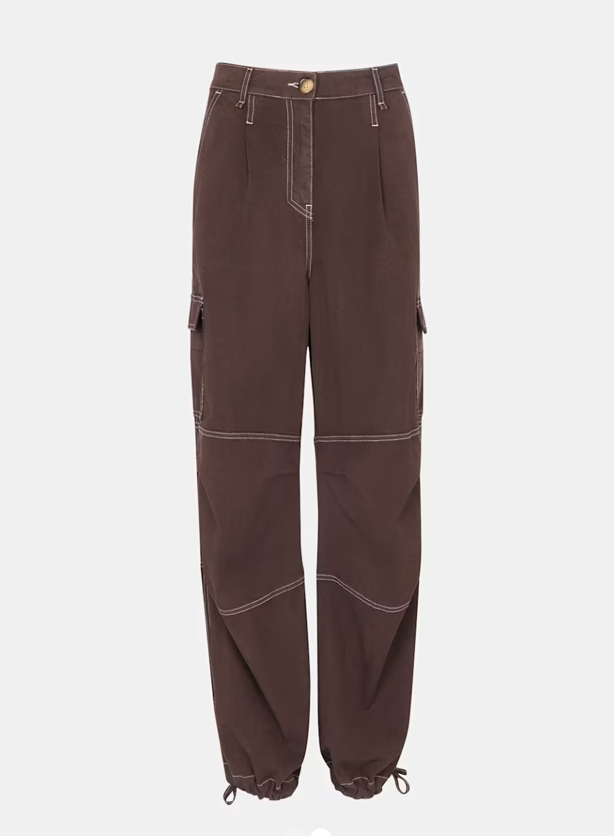 Chocolate Lorna Cargo Trousers