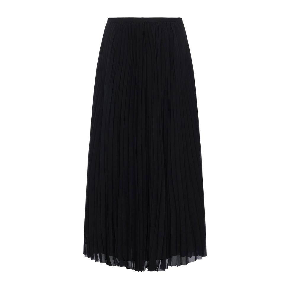 Fernanda Pleated Skirt in Black