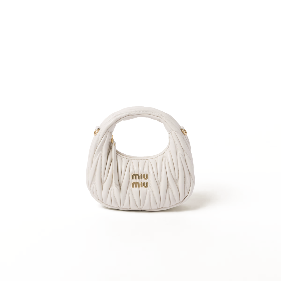 Wander Matelassé Nappa Leather Hobo Mini-Bag