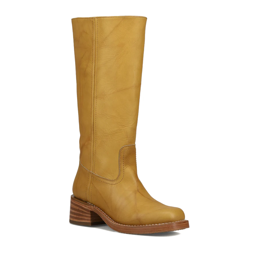 Campus Knee High Boot in Saddle