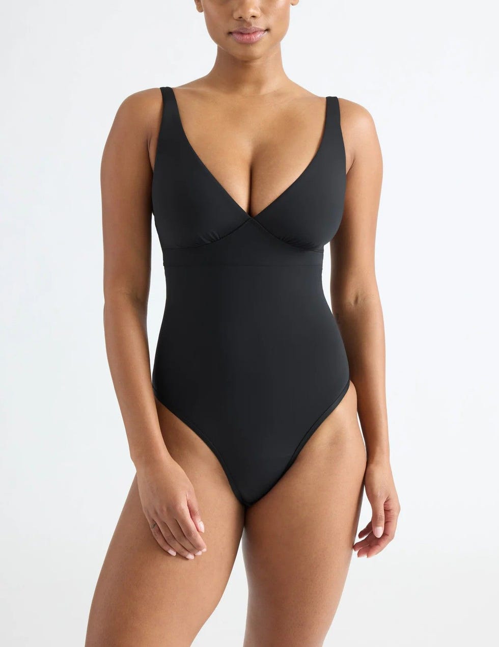 Leakproof Deep V One Piece Swimsuit