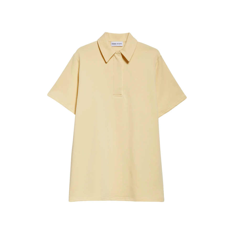Kennedi Oversize Jersey Polo Dress
