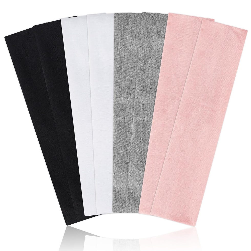 Stretchy Headbands for Women, 8 Pack
