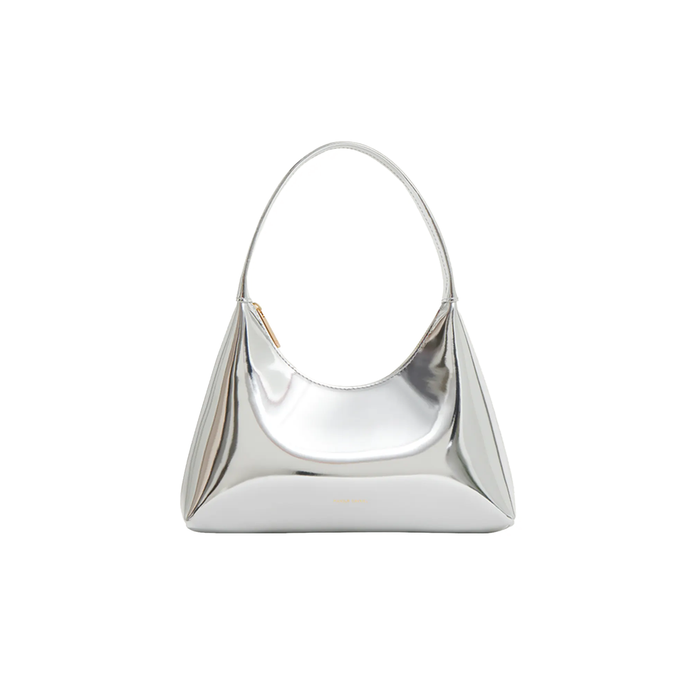 Candy Mini Metallic Leather Top-Handle Bag