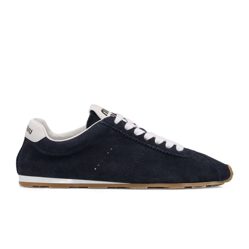 Suede Bicolor Retro Trainers