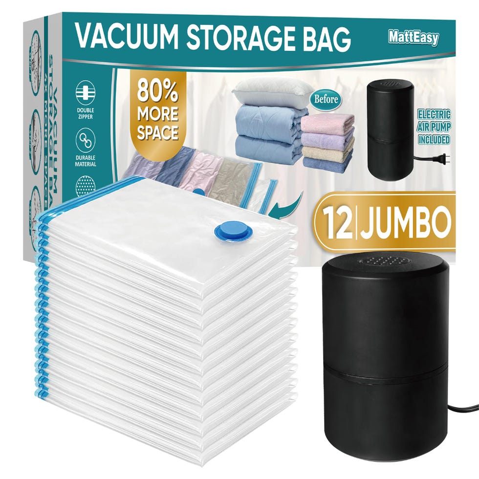 Vacuum Storage Bags with Electric Air Pump