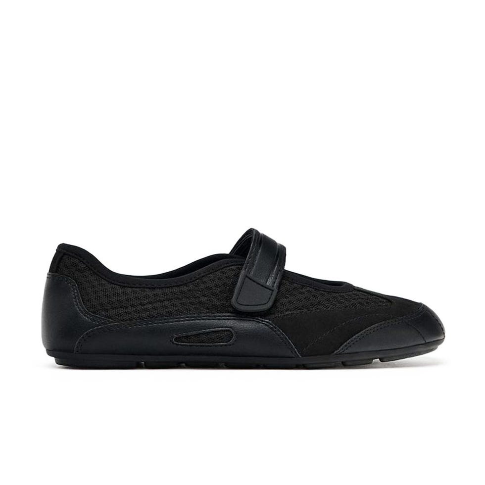 Mesh Mary Jane Trainers
