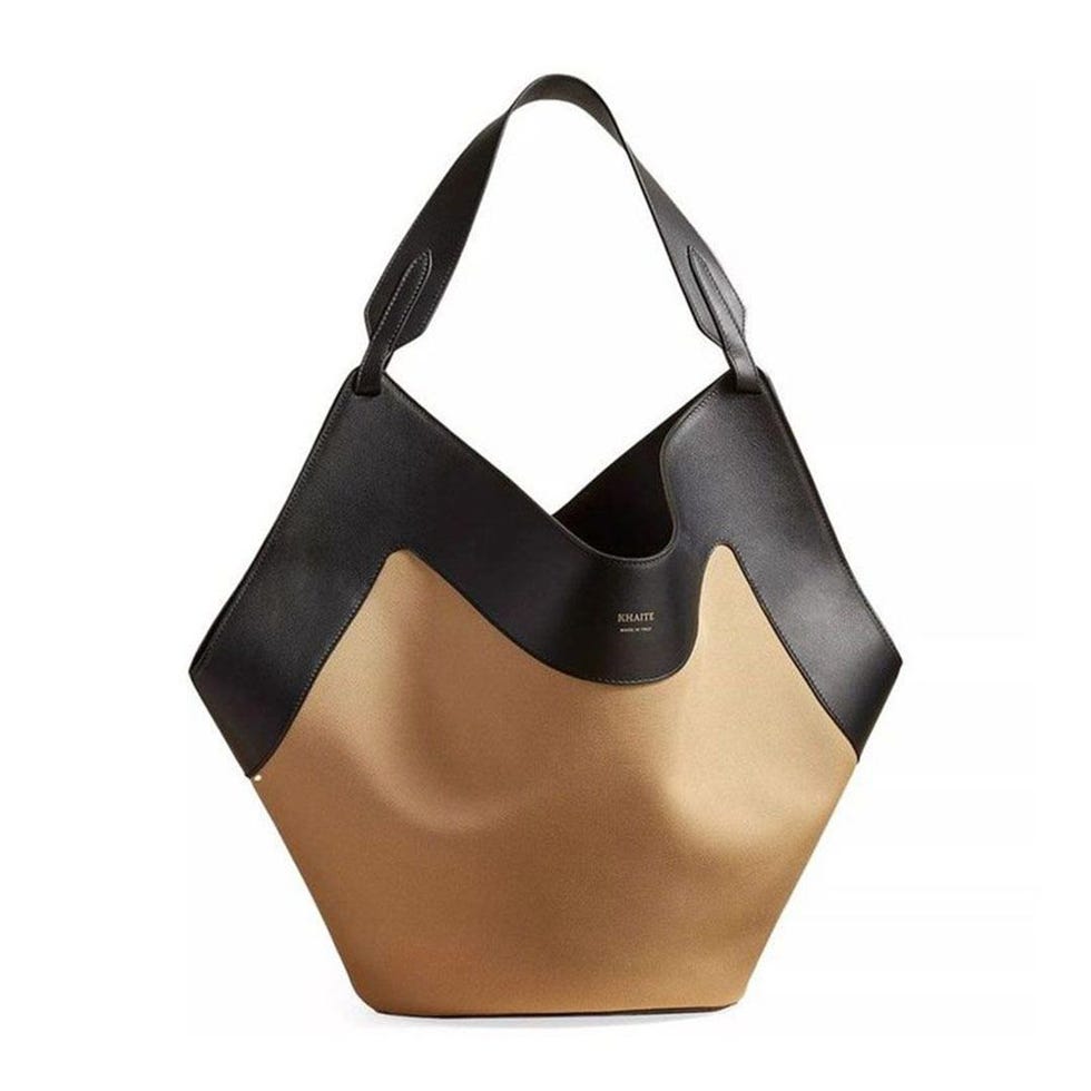Lotus Canvas & Leather Tote Bag