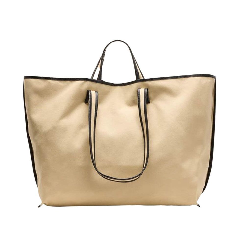 East-West Canvas Tote Bag