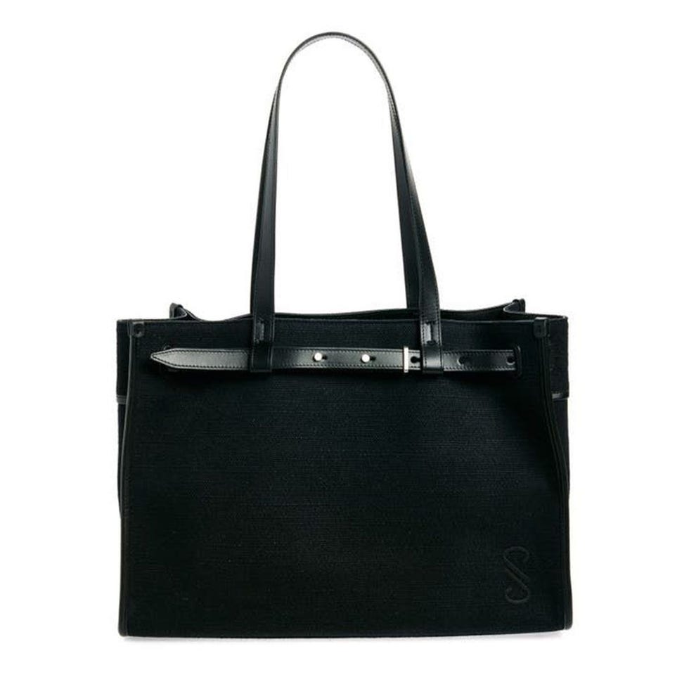 Belted Canvas Tote