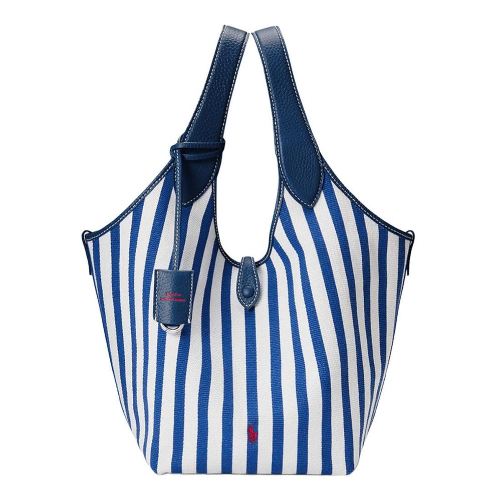 Polo Play Striped Canvas Tote