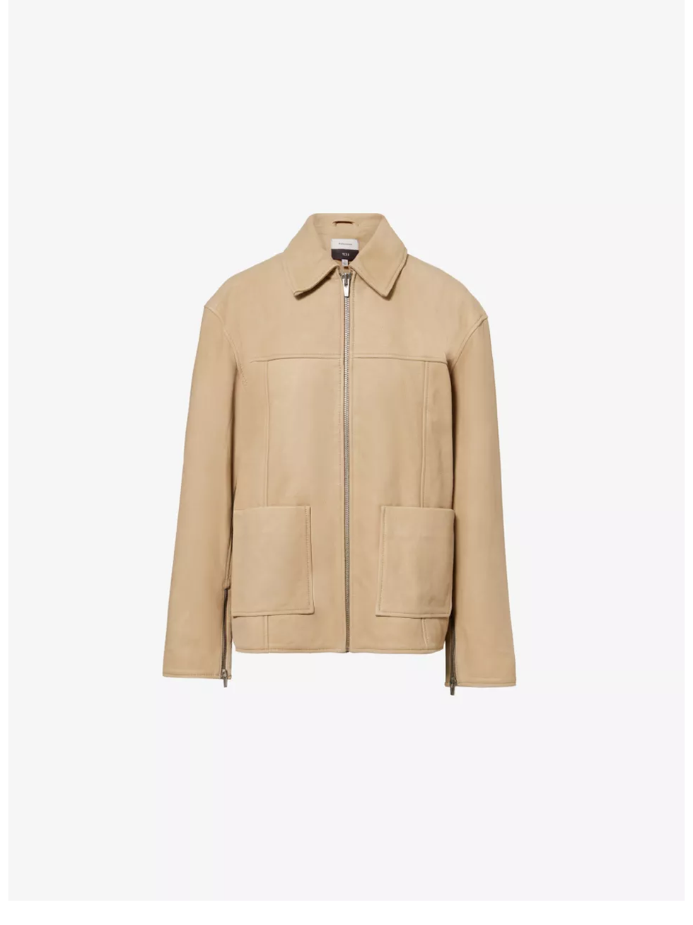 Reformation Veda Bennett suede bomber jacket
