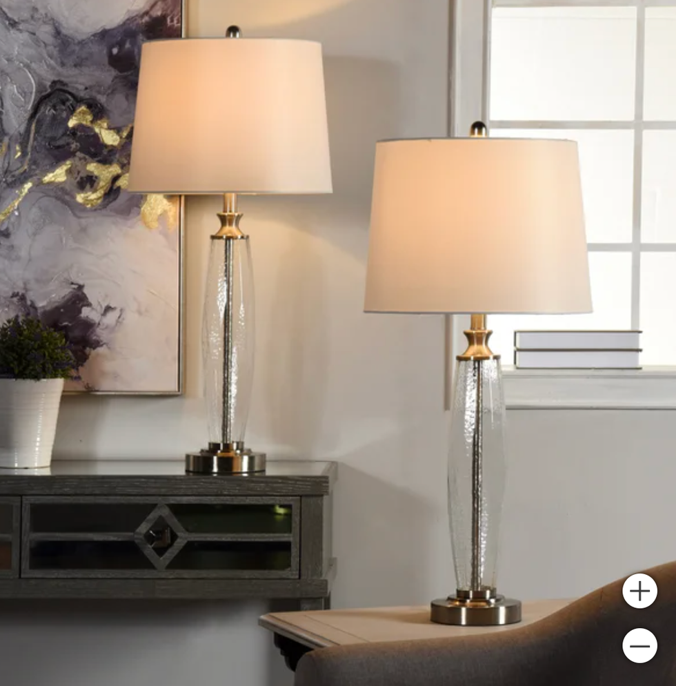 Beachwood Table Lamp, 2-Pack