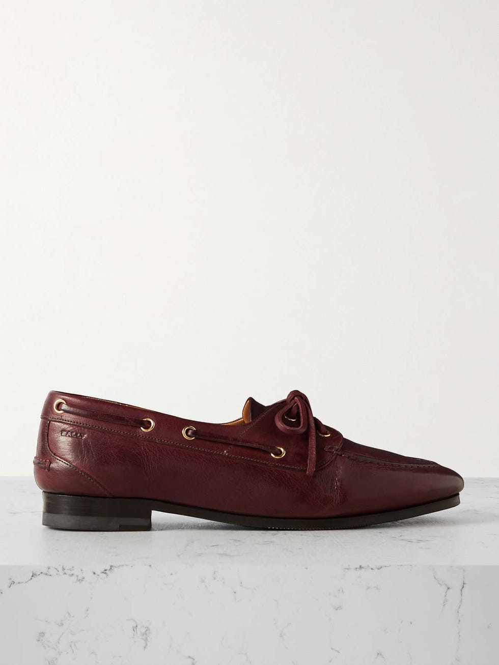 Pathy Leather Boat Shoes