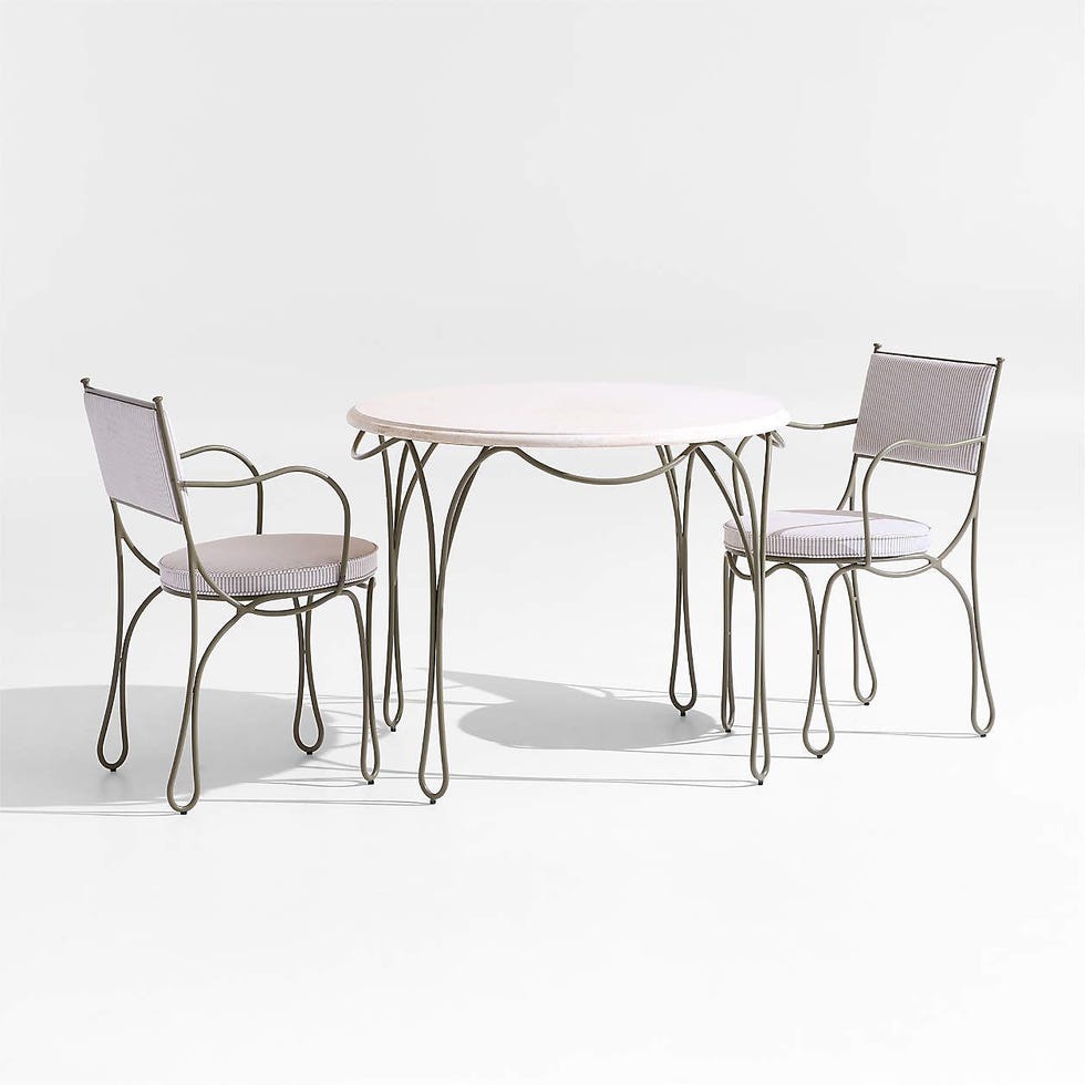 The Harpen Metal Bistro Outdoor Dining Set