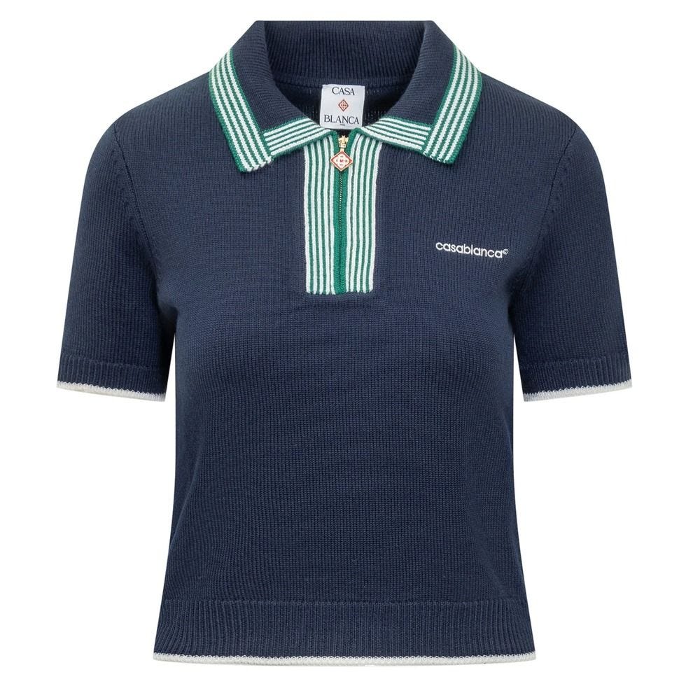 Knit Tennis Polo Shirt