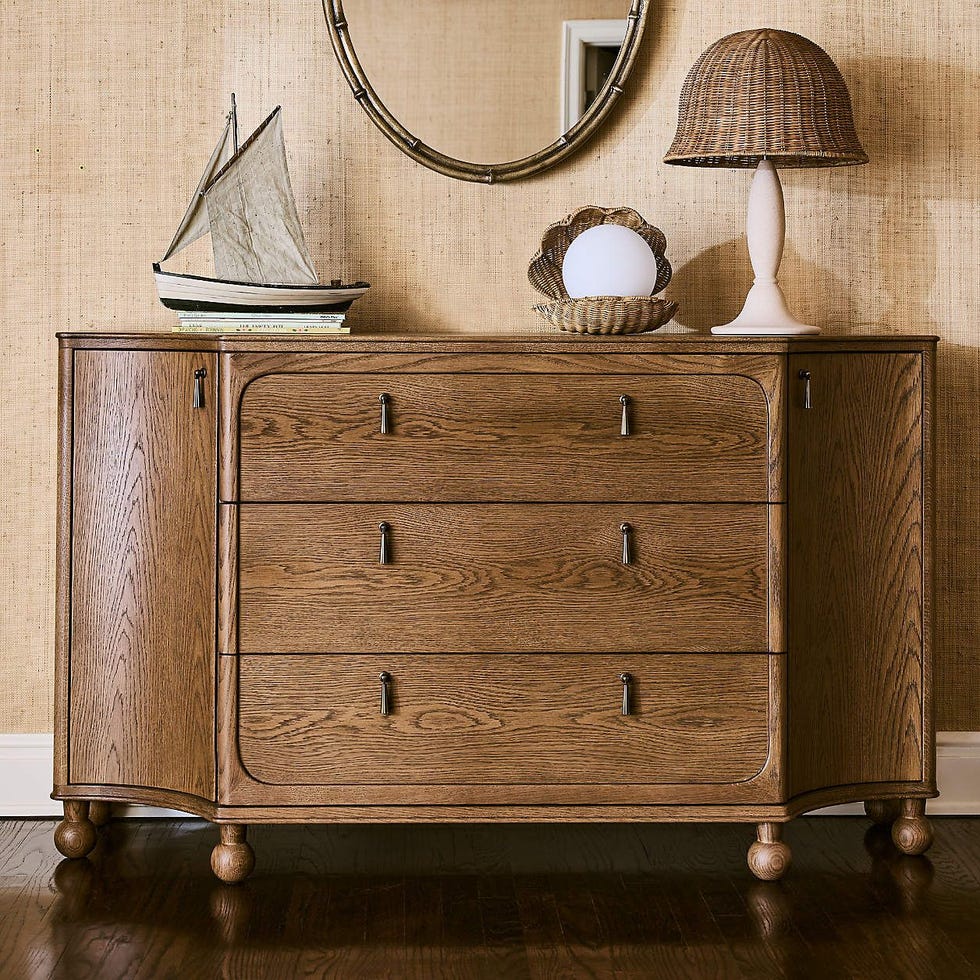 Thurlow Oak Wood Kids 3-Drawer Dresser