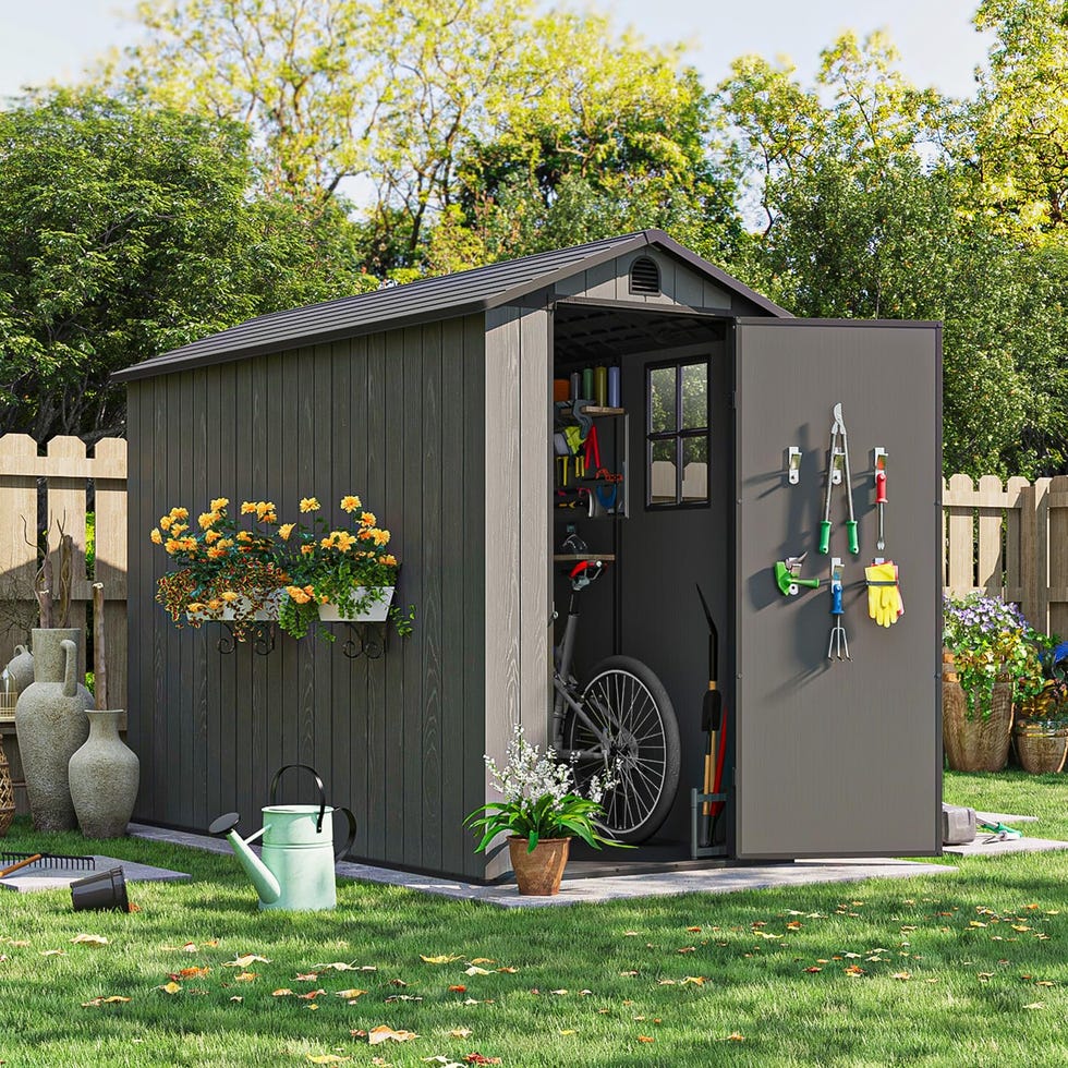 Plastic Shed with Floor