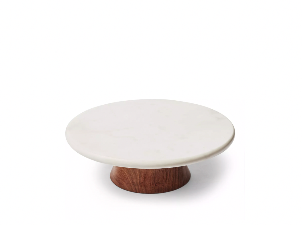 Marble Rotating Cake Stand