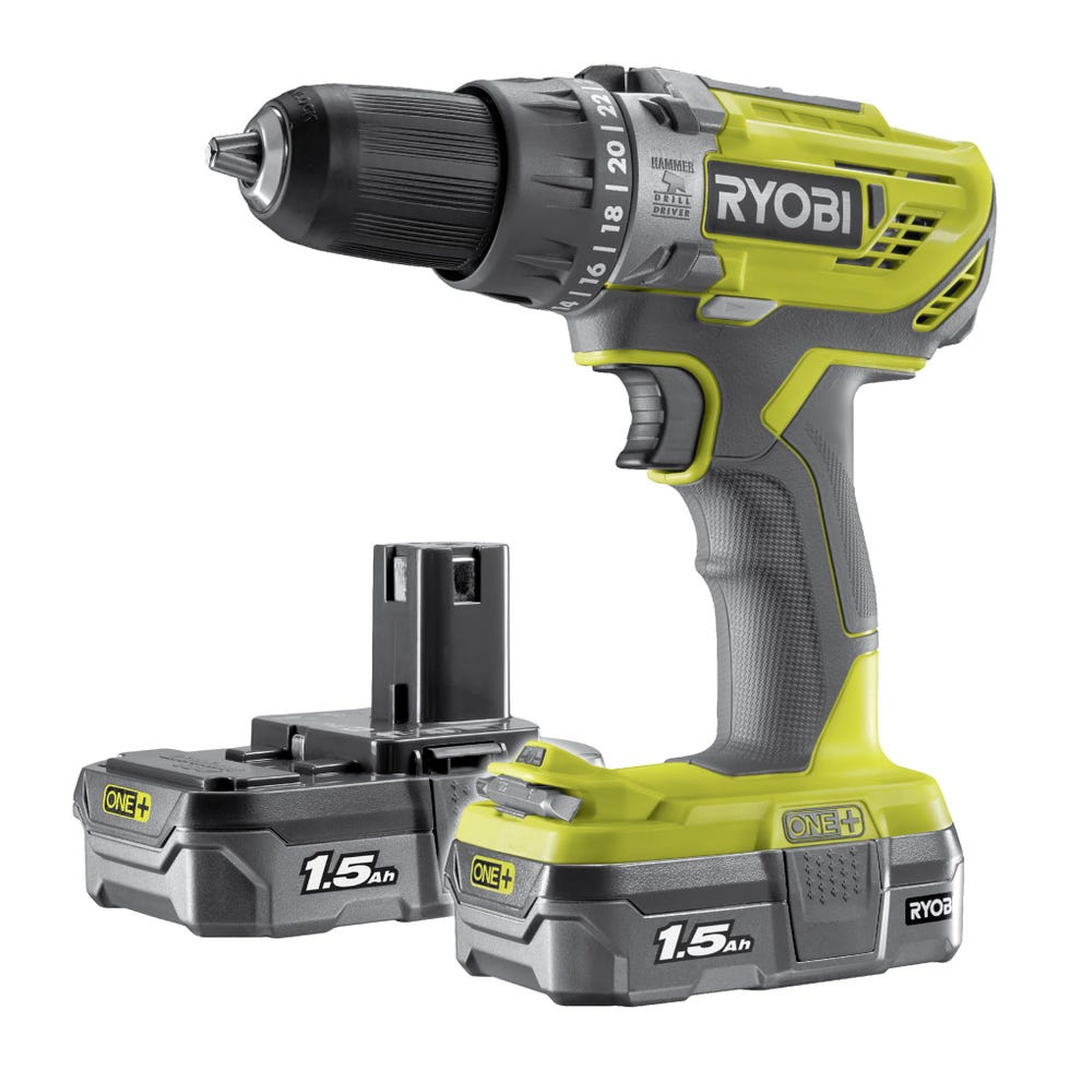 R18PD3-215GZ 18 V ONE+ Cordless Combi Drill Starter Kit