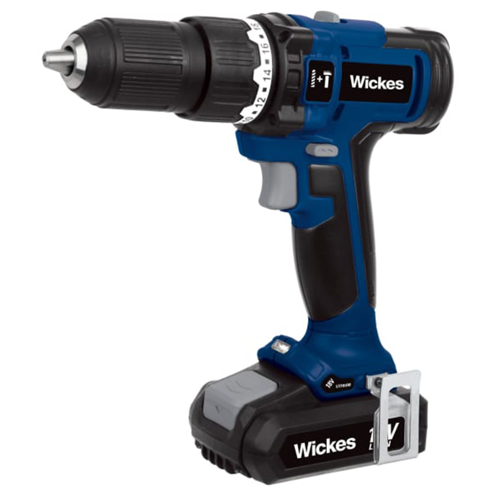 18V 1 x 1.5Ah Li-ion Cordless Combi Drill