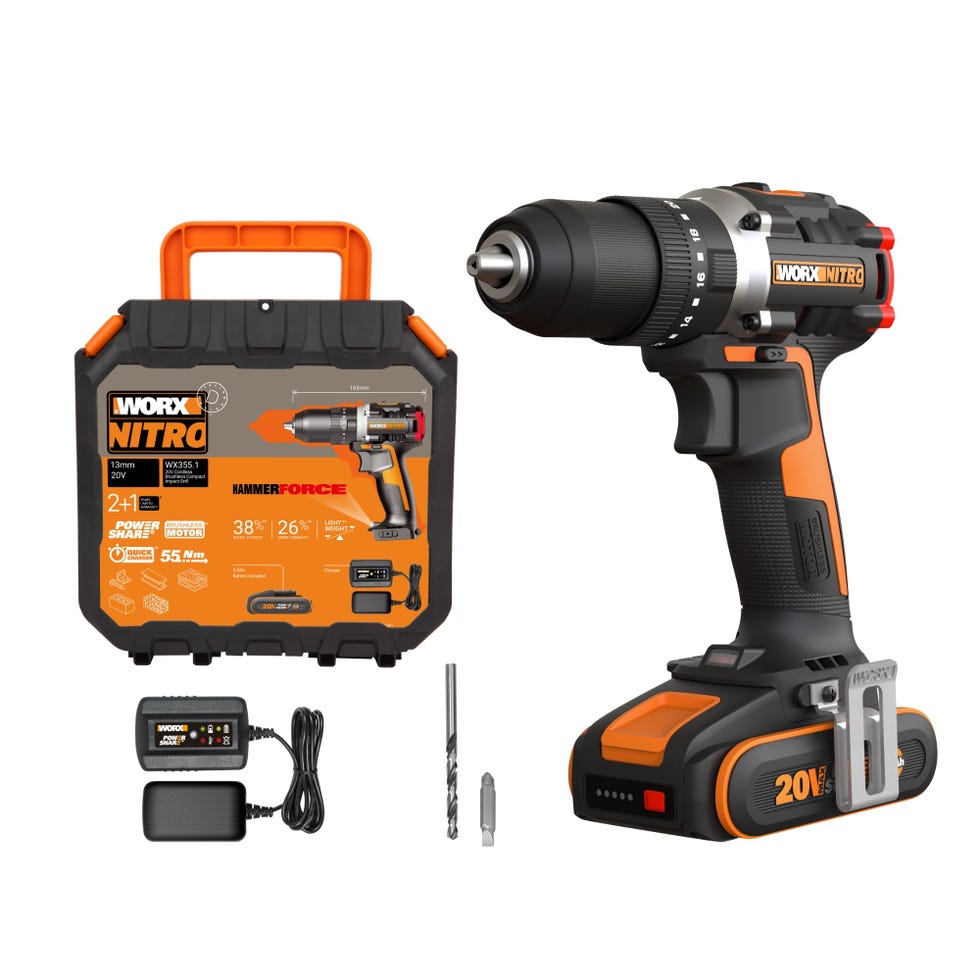 WX355.1 20V Hammer Impact Drill 