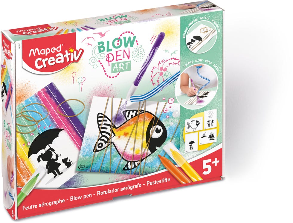 Creativ Blow Art Colouring Felt Tip Pens