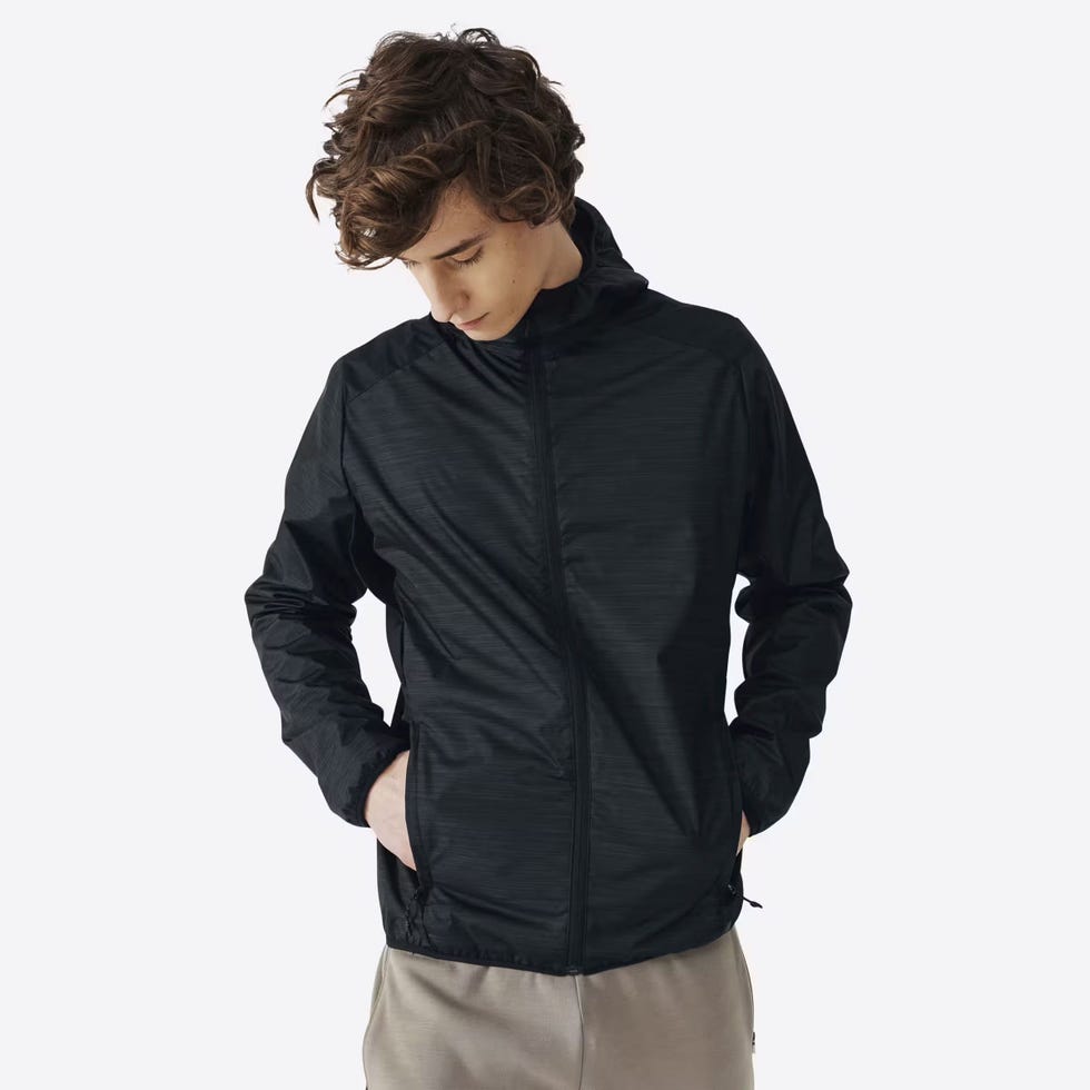 Kalenji Run Rain para hombre en color negro