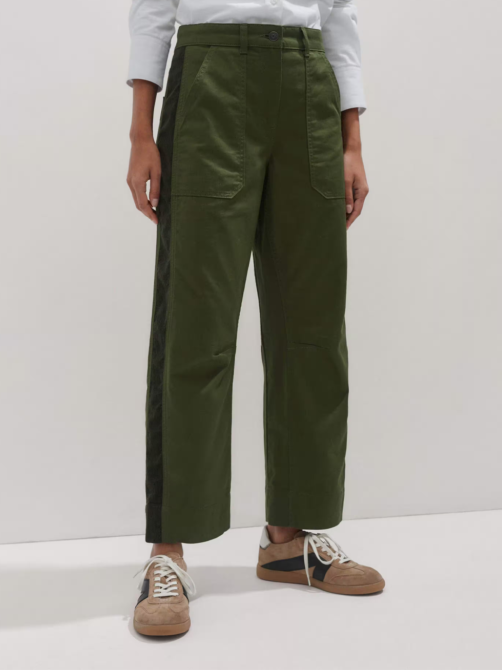 Me + Em cotton cargo trouser