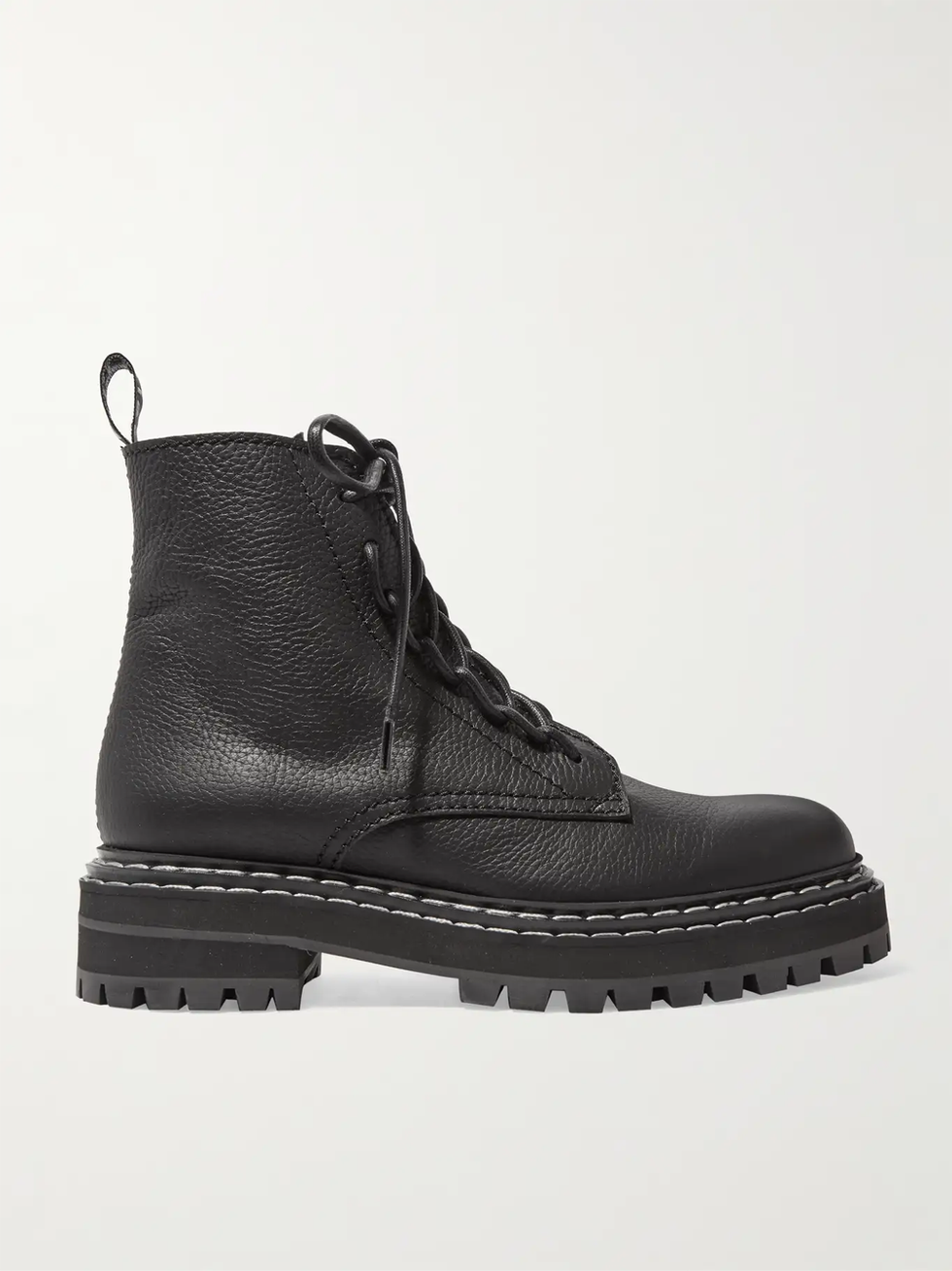 Proenza Schouler textured-leather ankle boots