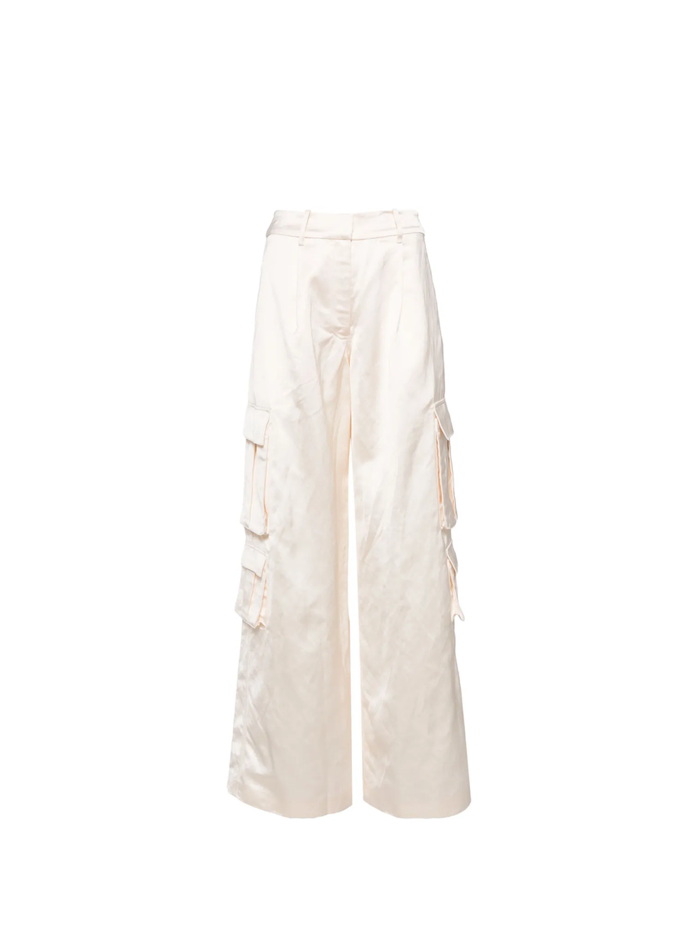 Self-Portrait high-waisted cargo trousers