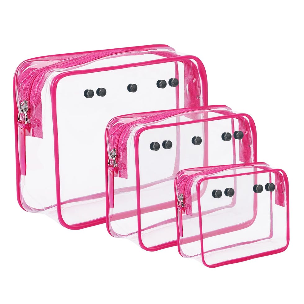 Clear Pouches, 3-Pack