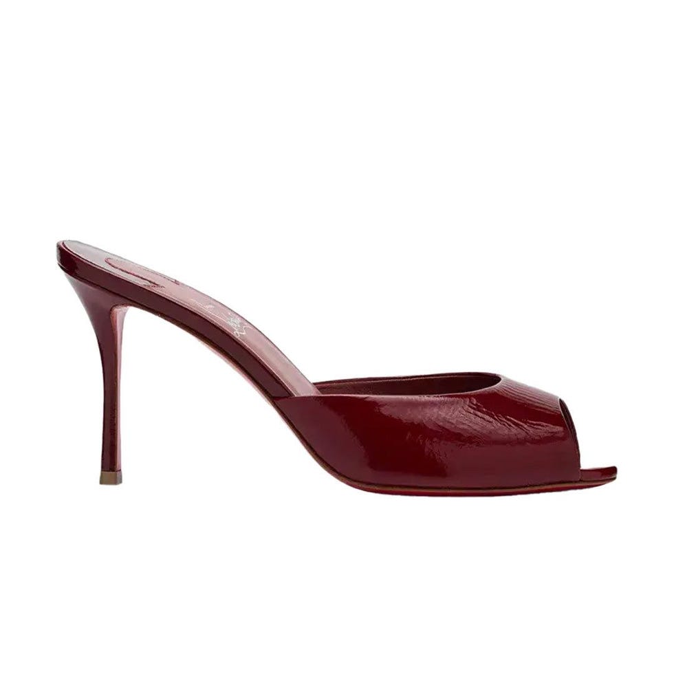 Me Dolly Red Sole Patent-Leather Mules